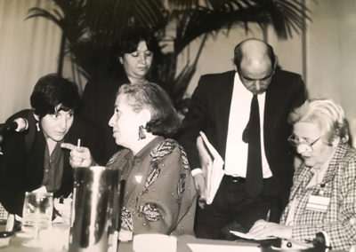 Vera Noufl, Dirigente dell'Organizzazione per la Liberazione della Palestina.