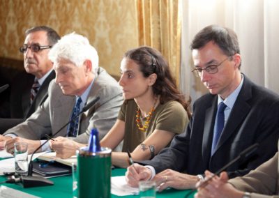 Conferenza promossa da CIPMO e IAI: "Israele/Palestina, può ripartire il processo di pace?" 10 aprile 2013, Palazzo Rondinini, Roma.