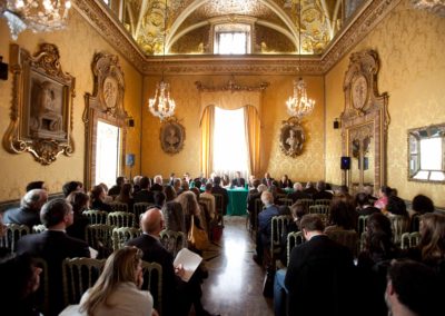Conferenza promossa da CIPMO e IAI: "Israele/Palestina, può ripartire il processo di pace?" 10 aprile 2013, Palazzo Rondinini, Roma.