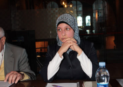 Sumaya Abdel Qader, membro del Comitato Esecutivo del European Forum of Muslim Women