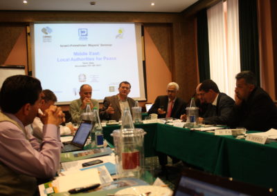 Israeli-Palestinian Mayors’ Seminar. Middle East: Local Authorities for Peace  November 15th-18th 2011, Turin