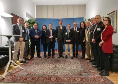 La delegazione con il Presidente della Provincia di Bolzano Arno Kompatcher