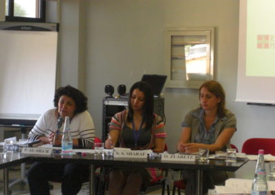 Young Israeli and Palestinian Women Leaders. The Dignity of Peace, 18-21 June 2009, Turin