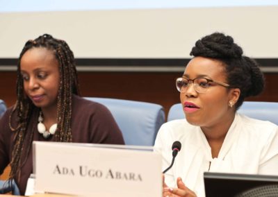 Ada Ugo Abara, membro del direttivo del CoNNGI – Coordinamento Nazionale Nuove Generazioni Italiane e responsabile dell’associazione Arising Africans di Padova
